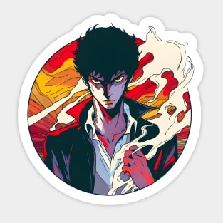 Anime Wonderland: Whimsical Art Prints Featuring Manga-Inspired Designs for Otaku Bliss! Sticker